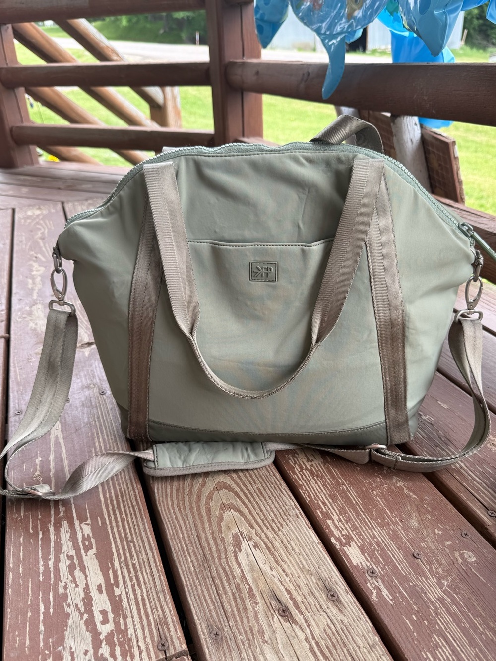 Freshly picked Green diaper bag